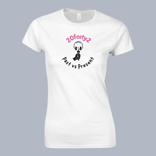 Women’s Rock Show Silent Mic Front Print T-Shirt