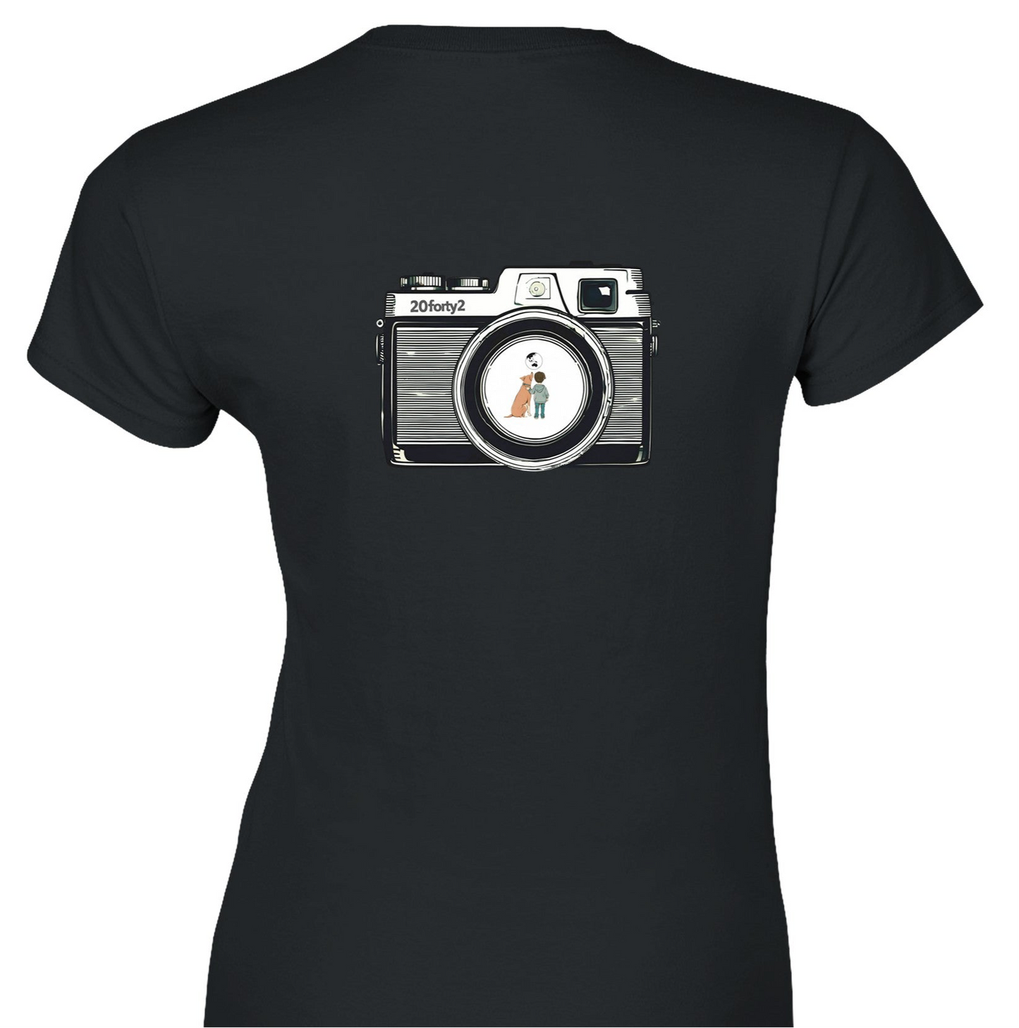 Womens Camera Shoot Best Mate T-Shirt