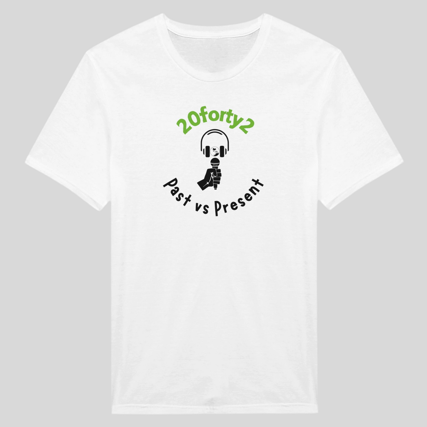 Mens Rock Show Silent Mic Front Print T-Shirt