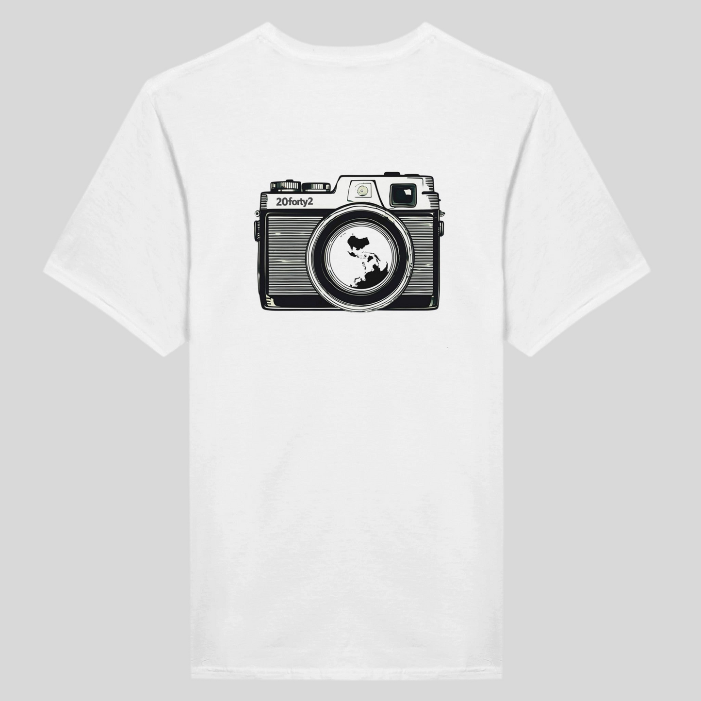 Mens Camera Shoot Crazy Present World T-Shirt