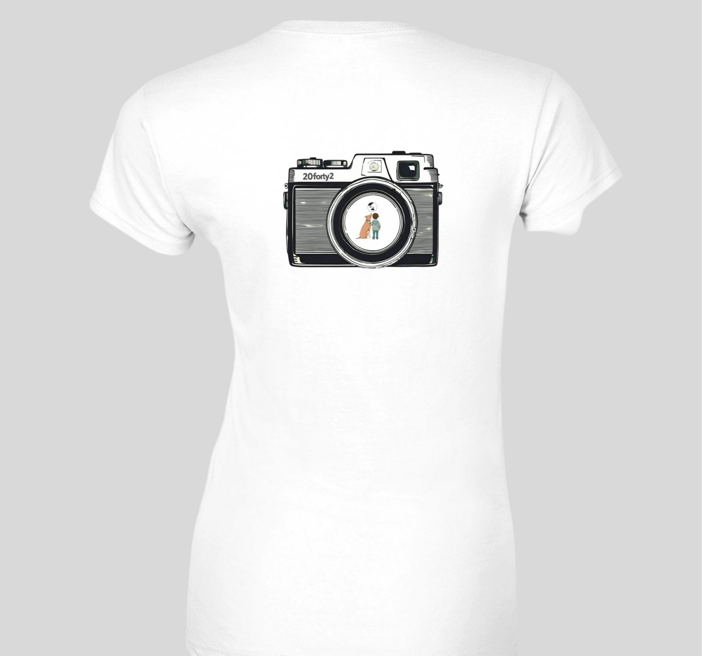 Womens Camera Shoot Best Mate T-Shirt