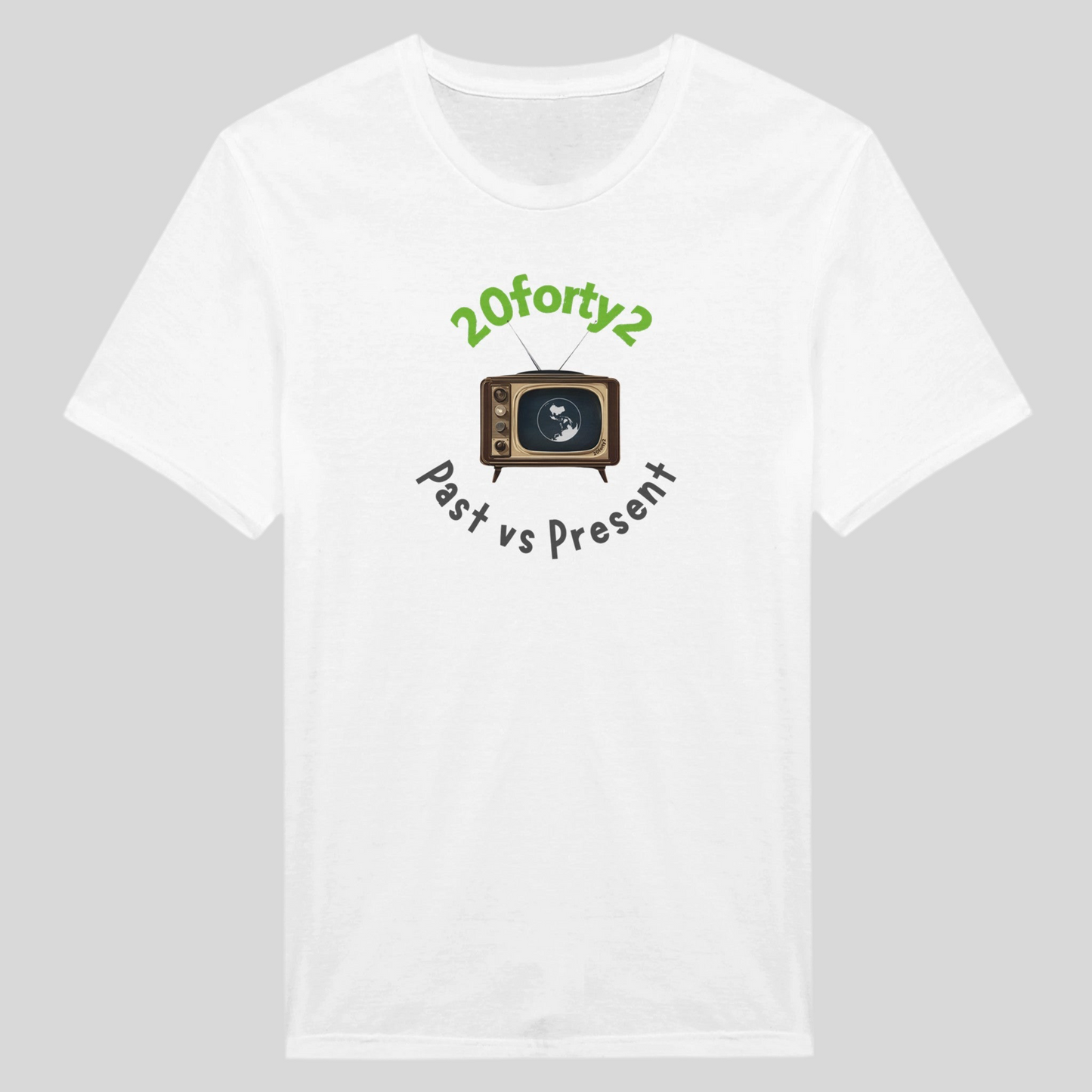 Mens  TV Show Crazy World Front Print T-Shirt